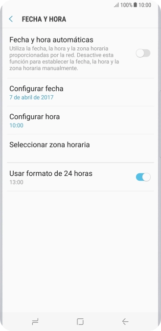 Pulsa el indicador junto a 