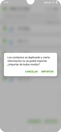 Pulsa IMPORTAR.