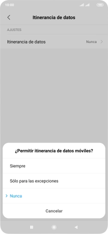 Pulsa el ajuste deseado para activar o desactivar la función.