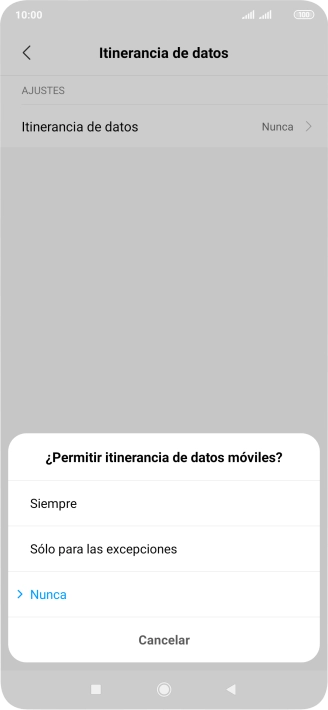 Pulsa el ajuste deseado para activar o desactivar la función.