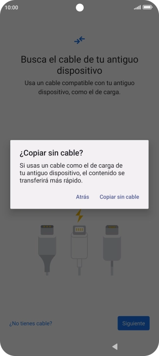 Pulsa Copiar sin cable. Pulsa Copiar sin cable.