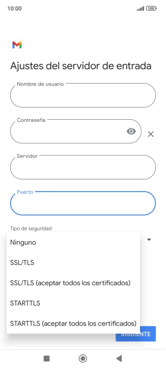 Pulsa SSL/TLS.