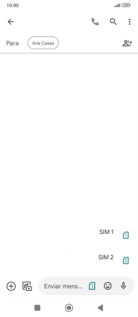 Pulsa la tarjeta SIM deseada.