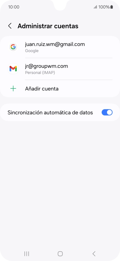 Pulsa el indicador junto a 