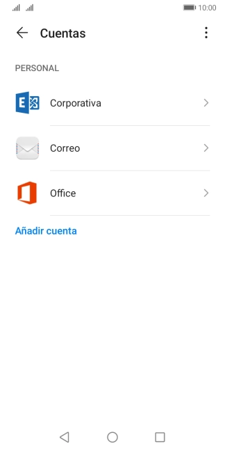 Pulsa el tipo de cuenta deseado. Pulsa el tipo de cuenta deseado.