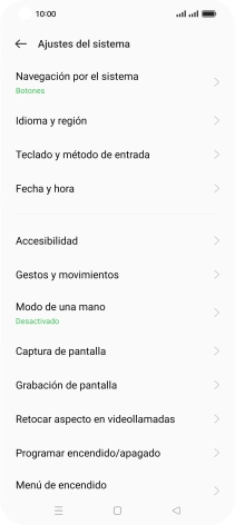 Pulsa Fecha y hora.