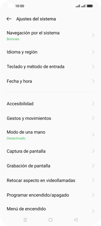 Pulsa Fecha y hora.