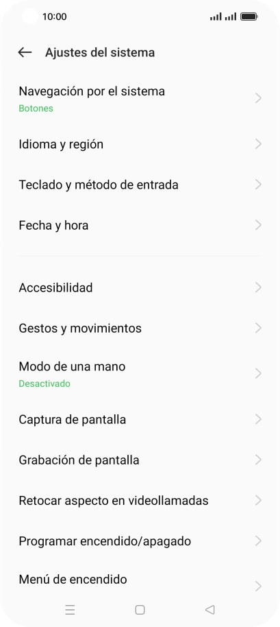 Pulsa Fecha y hora.
