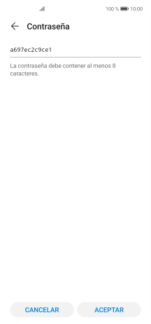 Introduce la contraseña de la conexión wifi y pulsa ACEPTAR. Introduce la contraseña de la conexión wifi y pulsa ACEPTAR.