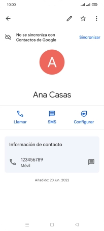 Pulsa la tecla de inicio para terminar y regresar a la pantalla de inicio.