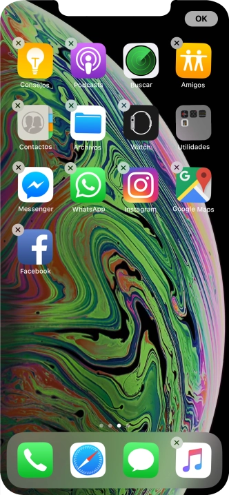 Pulsa el icono de eliminar.