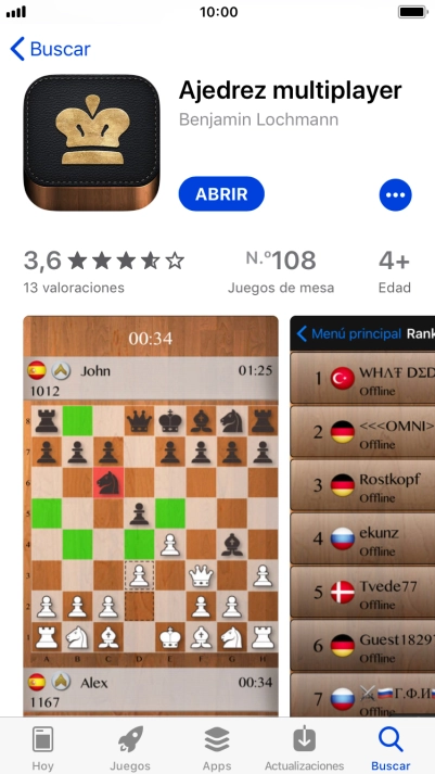 Pulsa la tecla de inicio para terminar y regresar a la pantalla de inicio.