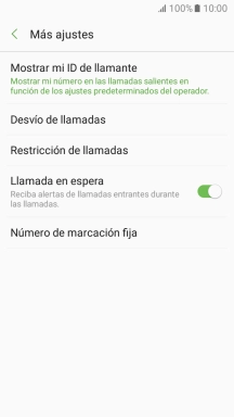 Pulsa Desvío de llamadas.