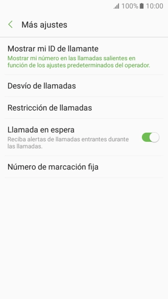 Pulsa Desvío de llamadas.