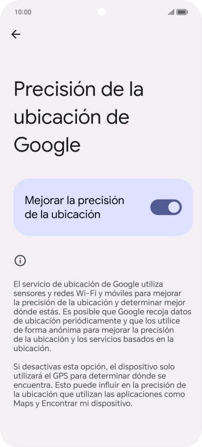 Si pulsas el indicador junto a 