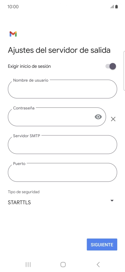Pulsa el indicador junto a 