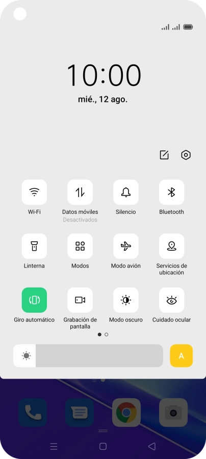 Pulsa el icono de ajustes. Pulsa el icono de ajustes.