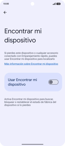Pulsa el indicador junto a 