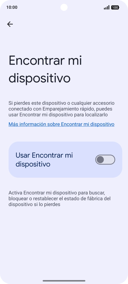 Pulsa el indicador junto a 