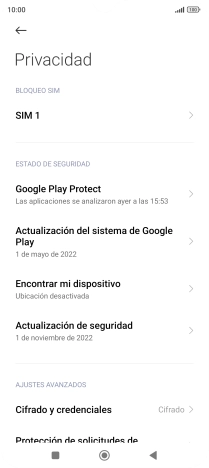 Pulsa el nombre de la tarjeta SIM.