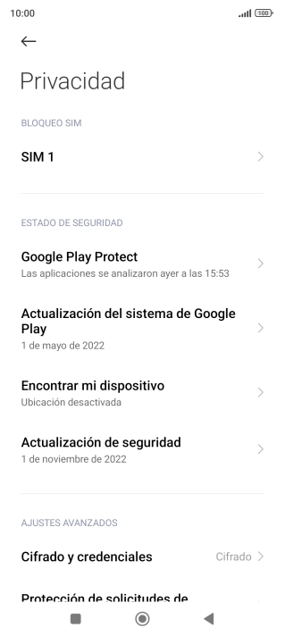 Pulsa el nombre de la tarjeta SIM.