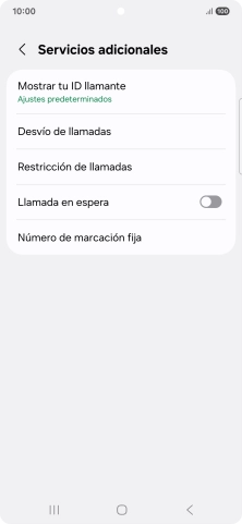 Pulsa Desvío de llamadas.
