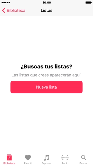 Pulsa Nueva lista.