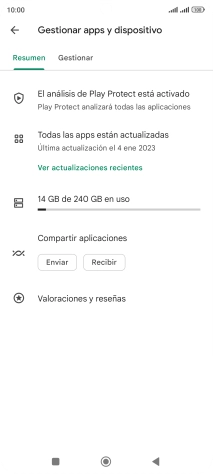 Pulsa Gestionar. Pulsa Gestionar.