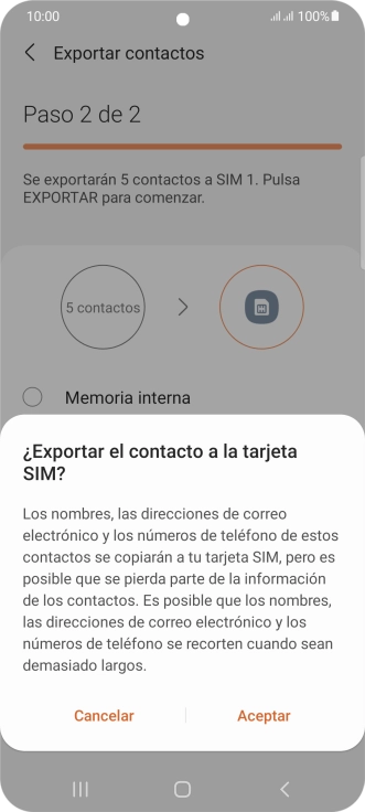 Pulsa Aceptar. Pulsa Aceptar.