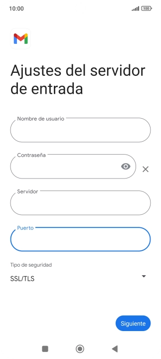 Pulsa Siguiente.
