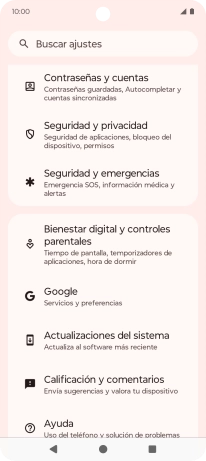 Pulsa Contraseñas y cuentas.