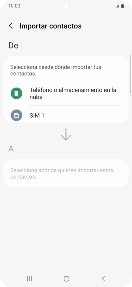 Pulsa el nombre de la tarjeta SIM.