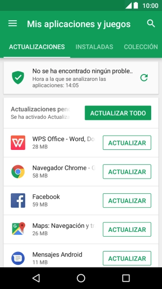 Pulsa INSTALADAS.