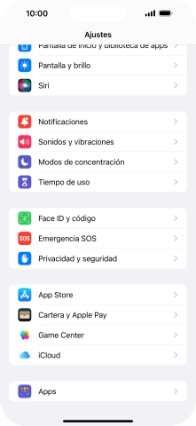 Pulsa Privacidad y seguridad.