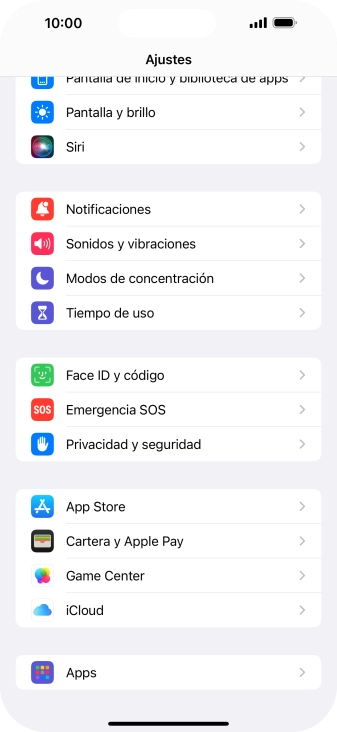 Pulsa Privacidad y seguridad.