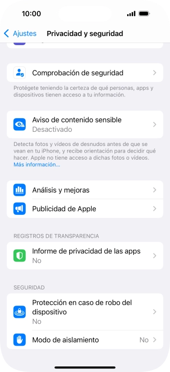 Pulsa Aviso de contenido sensible.