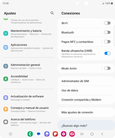 Pulsa Administración general.