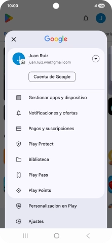 Pulsa Gestionar apps y dispositivo.