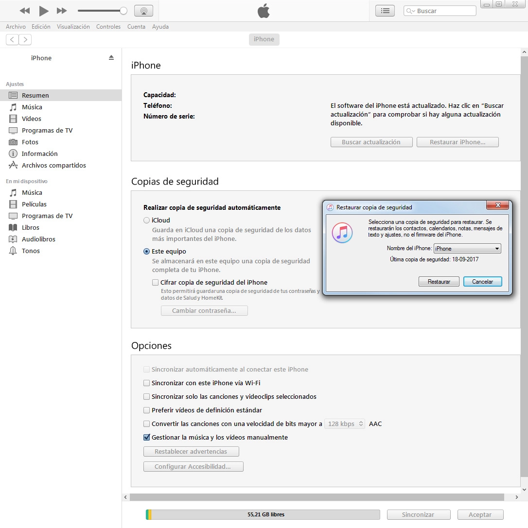 Haz clic en la lista desplegable junto a 