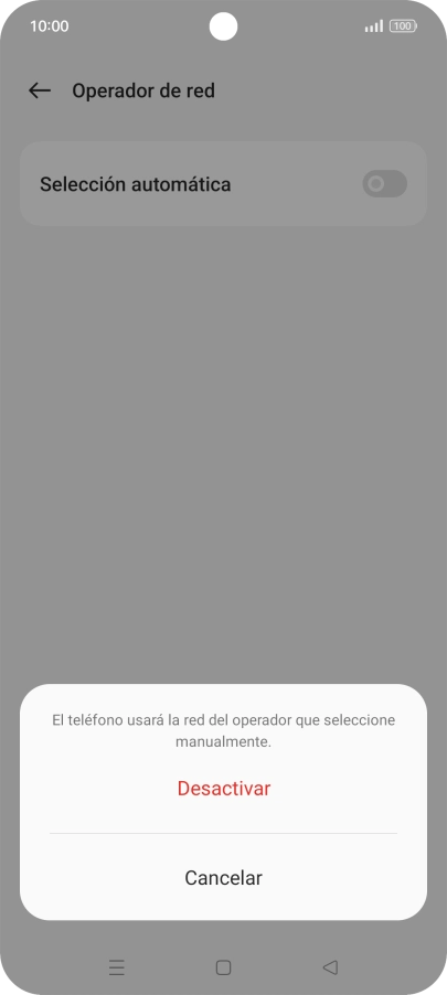 Pulsa Desactivar.