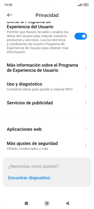 Pulsa Más ajustes de seguridad.