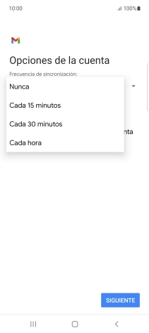 Pulsa el ajuste deseado.