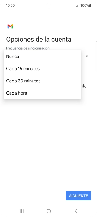 Pulsa el ajuste deseado.