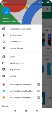 Pulsa Mis aplicaciones y juegos. Pulsa Mis aplicaciones y juegos.