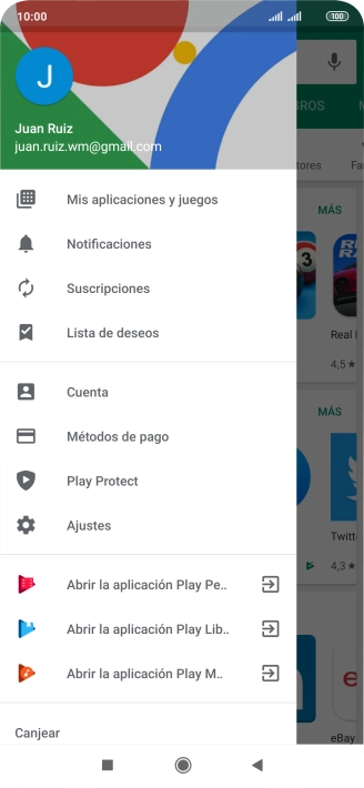 Pulsa Mis aplicaciones y juegos. Pulsa Mis aplicaciones y juegos.