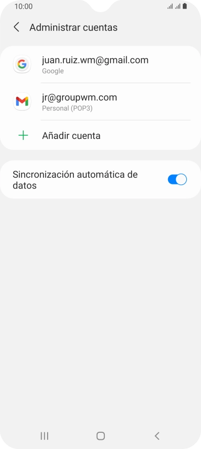 Pulsa la tecla de inicio para terminar y regresar a la pantalla de inicio.