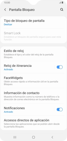 Pulsa Tipo de bloqueo de pantalla.