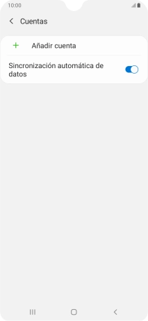 Pulsa Añadir cuenta.