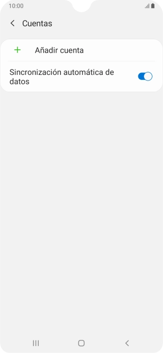 Pulsa Añadir cuenta.
