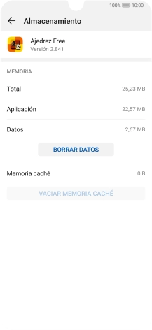 Desliza el dedo hacia arriba desde la parte inferior de la pantalla para terminar y volver a la pantalla de inicio.